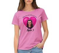 Bella Where The Hell Have You Been loca? Women's Rose T-Shirt Size L