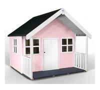 Bella Wooden Playhouse - (Flamingo Pink)