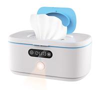 Bellababy Wipe Wamer for Vehicle and Home Use, Baby Wet Wipes Dispenser and Diaper Wipe Warmer with Night Light,Temperature Display,No Need Water and Sponge, ℉ and ℃ Convertible