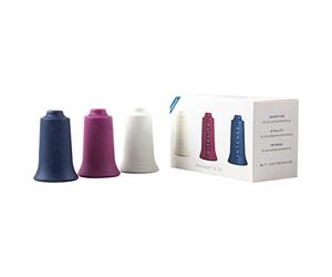 BellaBambi original Cupping-Set TRIO: SENSITIVE (White) + REGULAR (Blackberry) + INTENSE (Night Blue) 34 mm