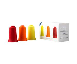 BellaBambi original Cupping-Set TRIO: SENSITIVE (Yellow) + REGULAR (Orange) + INTENSE (Red) 34 mm