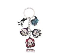 BellaBlend Anime Keychain in Witch Squad Style - Chibi Metal Keychain with Rumi, Mira & Zoey - Cosplay Accessory & Gift for Fantasy Fans