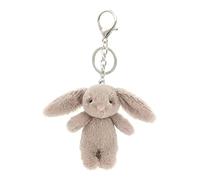 BellaBlend Niedlicher Plush Bunny Keyring for Backpack, 3.5-Inch Mini Rabbit Keychain as Handbag Charm Gift for Women