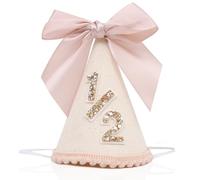 BellaBlend Schleife 1/2 Birthday Hat - Little Princess Half Birthday Decorations 1/2 Way To One Birthday Crown Outfit