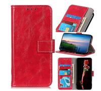 BellaCase Moto Edge 70 Fusion Case, Sturdy Practical, Magnetic Flip Wallet Case for Moto Edge 70 Fusion, Red