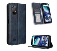 BellaCase Umidigi Bison X20 Case [Wallet Case] [Kickstand] [Card Slots] [Magnetic Flip Cover] Compatible with Umidigi Bison X20 Smartphone(Blue)