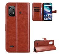 BellaCase Umidigi Bison X20 Case [Wallet Case] [Kickstand] [Card Slots] [Magnetic Flip Cover] Compatible with Umidigi Bison X20 Smartphone(Brown)