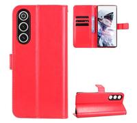 BellaCase ZTE Nubia RedMagic 10 Air Case [Wallet Case] [Kickstand] [Card Slots] [Magnetic Flip Cover] Compatible with ZTE Nubia RedMagic 10 Air Smartphone(Red)