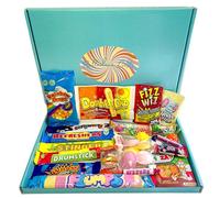 Belladona Gifts Retro Sweets Gift Box, 25 Classic Varieties, Letterbox-Friendly, 330g, Perfect for Birthday, Christmas, Get Well