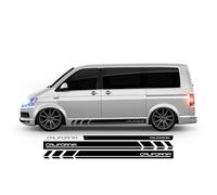 BellaFolia Side Stripes Sticker California Suitable for VW T4, T5, T6 and T6.1, Choice of Colours, Multivan, Bulli - Side Sticker 10005.12