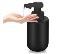 BellaGesundheit Automatic Soap Dispenser, Ceramic, Black, IPX5 Waterproof, Touchless, Electric, Kitchen, Bathroom, Hotel