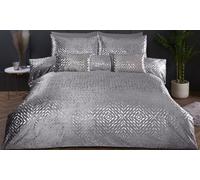 Bellagio Gold Foil Embellished Duvet Set :Single Bellagio/ Blush