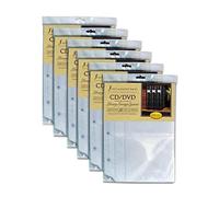 Bellagio-Italia DVD Storage Sheets 6-Pack (8 Pages, Standard, 120mm x 120mm)