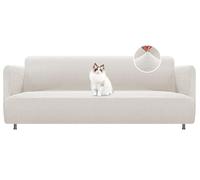 BellaHills High Stretch Sofa Cover 4 Seater Replacement Compatible Cover for Söderhamn Sofa Non Slip Sofa Slipcovers for Living Room Couch Covers Washable Furniture Protectors (4 Seater, Pale Oak)