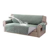 BellaHills Sofa Cover 3 seater 100% Waterproof Sofa Covers Non-Slip Sofa Slipcovers Couch Covers Washable with Elastic Strap Sofa Protectors from Pets Seat Width 68"(3 Seater, Lily Pad)