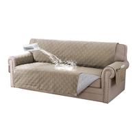 BellaHills Sofa Cover 4 seater 100% Waterproof Sofa Covers Non-Slip Sofa Slipcovers Couch Covers Washable with Elastic Strap Sofa Protectors from Pets Seat Width 78"(4 Seater, Taupe)