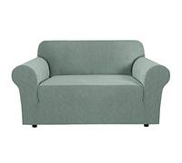 BellaHills Super Stretch Sofa Covers Couch Covers Sofa Slipcovers Furniture Protector for Sofas/Kids/Pets | Form Fitted Jacquard with Elastic Bottom, Thick Soft Non Slip (2 Seater，Sage)
