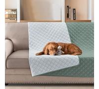 BellaHills Water Repellent Dog Blanket for Bed Sofa Cover Pet Throw, Washable Mattress Protector Furniture Protector for Dog/Pet/Cat, 132x208cm, Lily Pad