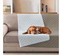 BellaHills Water Repellent Dog Blanket for Bed Sofa Cover Pet Throw, Washable Mattress Protector Furniture Protector for Dog/Pet/Cat, 172x208cm, Sand