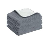 BellaHills Waterproof Dog Blanket Washable Flannel Blanket for Dogs and Pets, Pet Throw Protects for Sofa Car Bed Cover with Soft Plush, Medium 80x100cm, Grey