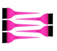 BellaLine Colouring Brush Set - 5 Pieces - Pink - Professional Hair Dye Brush for Hairdresser and Home