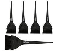 BellaLine Dyeing Brush Set - 5 Pieces - Black - Professional Hair Dye Brush for Hairdresser and Home