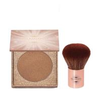 Bellamianta Bronzing Duo Bundle Illuminating Bronzer Powder & Luxury Baby Kabuki Brush Set