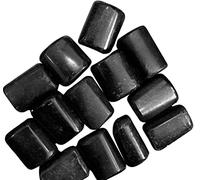 BellaMira Black Tourmaline Tumblestone Healing Crystal, Single Polished Stone, Healing Crystal For Flexibility, Happiness, Objectivity, Compassion, Serenity, Balance,Tolerance & Dispel Negative Energy