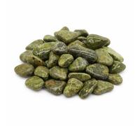 BellaMira Epidote Healing Crystal, Single Polished Stone, Healing Crystal for Awareness, Communication, Creativity, Energy, Insight, Kindness, Protection & Relationships