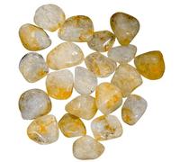 BellaMira Golden Healer Tumblestone Healing Crystal, Single Polished Stone, Healing Crystal for Energetic Cleansing and Balancing, Chakra Alignment, Amplification of Intuition and Emotional Healing