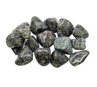 Bellamira Kambaba Jasper Healing Crystal | Single Polished Tumblestone Emotional Healing, Detoxification and Immune Support, Spiritual Awakening and Protective Energy