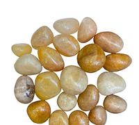 Bellamira Natural Genuine Yellow Aventurine Healing Crystal | Single Polished Tumblestone Healing Properties Focus and Balance
