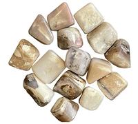 BellaMira Pink Opal Tumblestone Healing Crystal, Single Polished Stone, Healing Crystal for Decisiveness, Focus, Prosperity, Creativity, Self-Reflection, Calmness, Balance and Optimism