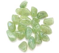 BellaMira Prehnite Crystal, Single Polished Stone, Healing Crystal for Promoting Calmness, Memory, Truth, Sincerity, Sensitivity, Memory, Intuition and More.