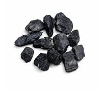 BellaMira Raw Black Tourmaline Crystal Stone | Genuine Natural Rough Black Tourmaline | Approx. 20-30mm Raw Mineral Piece | Pocket Stone, Home Décor, Meditation & Mindful Gift