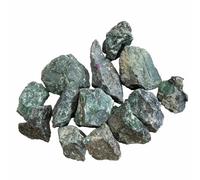 BellaMira Raw Emerald Crystal Stone | Genuine Natural Rough Green Stone | Heart Chakra Crystal for Meditation, Mindfulness & Home Décor | Includes Gift Pouch & Info Card | 1 Piece