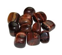 BellaMira Red Tiger Eye Crystal Stone | Genuine Natural Red Tiger Eye | Approx. 20-25mm Polished Tumblestone Mineral Piece | Pocket Stone, Home Décor, Meditation & Mindful Gift