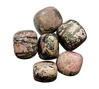 BellaMira Rhodonite Crystal, Single Polished Stone, Healing Crystal That Nurtures Love, Self-Confidence, Gratefulness, Elegance, Delicacy, Courtesy and Tact, as Well as Stopping Panic