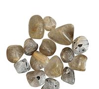 BellaMira Rutilated Quartz Crystal, Single Polished Stone, Healing Crystal for Harmony, Awareness, Positive Energy, Insomnia, Creativity, Originality and Confidence