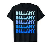 Bellamy First Name Minimalist Design Value Graphic T-Shirt