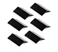 Bellamy Hexagonal Sandpit Bracket Kit - Build Your Own DIY Garden Sand Pit - 6 Steel Corner Brackets Only - Black Finish - Fits 22mm x 150mm Timber - UK Made