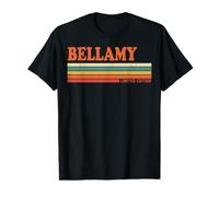 Bellamy Retro Personalized First Name Vintage Stripes Value Graphic T-Shirt