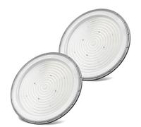 Bellanny 1000W LED UFO High Bay Light - 100000LM High Bay Light 6500K Daylight White Warehouse Lighting IP66 Waterproof Commercial Lighting Fixture for Workshop Factory Warehouse Garage （2 Packs）