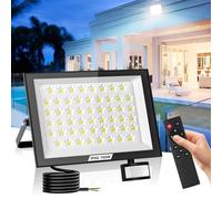 Bellanny 150W Security Lights Outdoor Motion Sensor, 15000Lumen Outside Light, 6500K Pir Flood Light with Sensor | IP66 Waterproof Floodlight Wall Lights Mains Powered for Garden Backyard Garage Porch