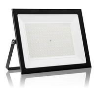 Bellanny 200W LED Flood Light Outdoor 20000LM Super Bright Outdoor Security Lights with Wide Lighting Angel, 3000K Warm White IP66 Waterproof Safety Light for Playground Yard Stadium Lawn Patio