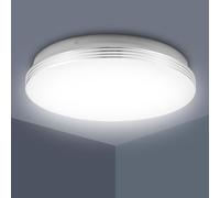 Bellanny 36W LED Ceiling Light, Cool White 6500K 3240Lm Ø38cm Modern Ceiling Lamp, 6cm Ultra Thin Round Flush Ceiling Light for Living Room Kitchen Bedroom Home Office