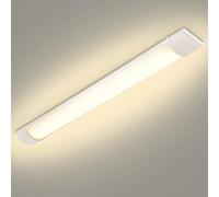 Bellanny 40W LED Batten Light, 4ft 120cm 4800LM 4000K Neutral White LED Tube Light, Low Profile Wall or Ceiling Surface Mounted Fitting for Ceiling of Home, Office, Workshop & Garage Lighting