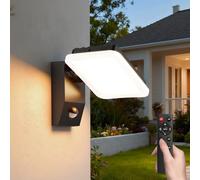 Bellanny Security Lights Outdoor Motion Sensor - 32W 3200LM Super Bright LED Flood Lights, 3000K Warm White PIR Floodlights, IP65 Waterproof Outdoor Lights for Courtyard Porch Garden Garage