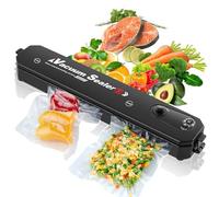 Bellanny Vacuum Sealer Machine with 10Pcs Bags, Portable Food Vacuum Sealer Machine, One-Click Mini Bag Sealer Keep Meat Vegetables Snacks Fruits Grains Fresh
