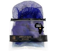 Bellanomi African Exfoliating Net Sponge - Authentic/Ethically Sourced from Nigeria / 45 inch Long (Navy Blue)
